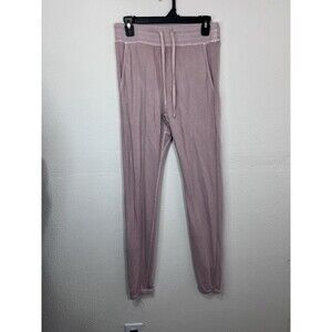 Unsubscribed Cotton Joggers Womens XS Pink Sustainable Boho USA Made